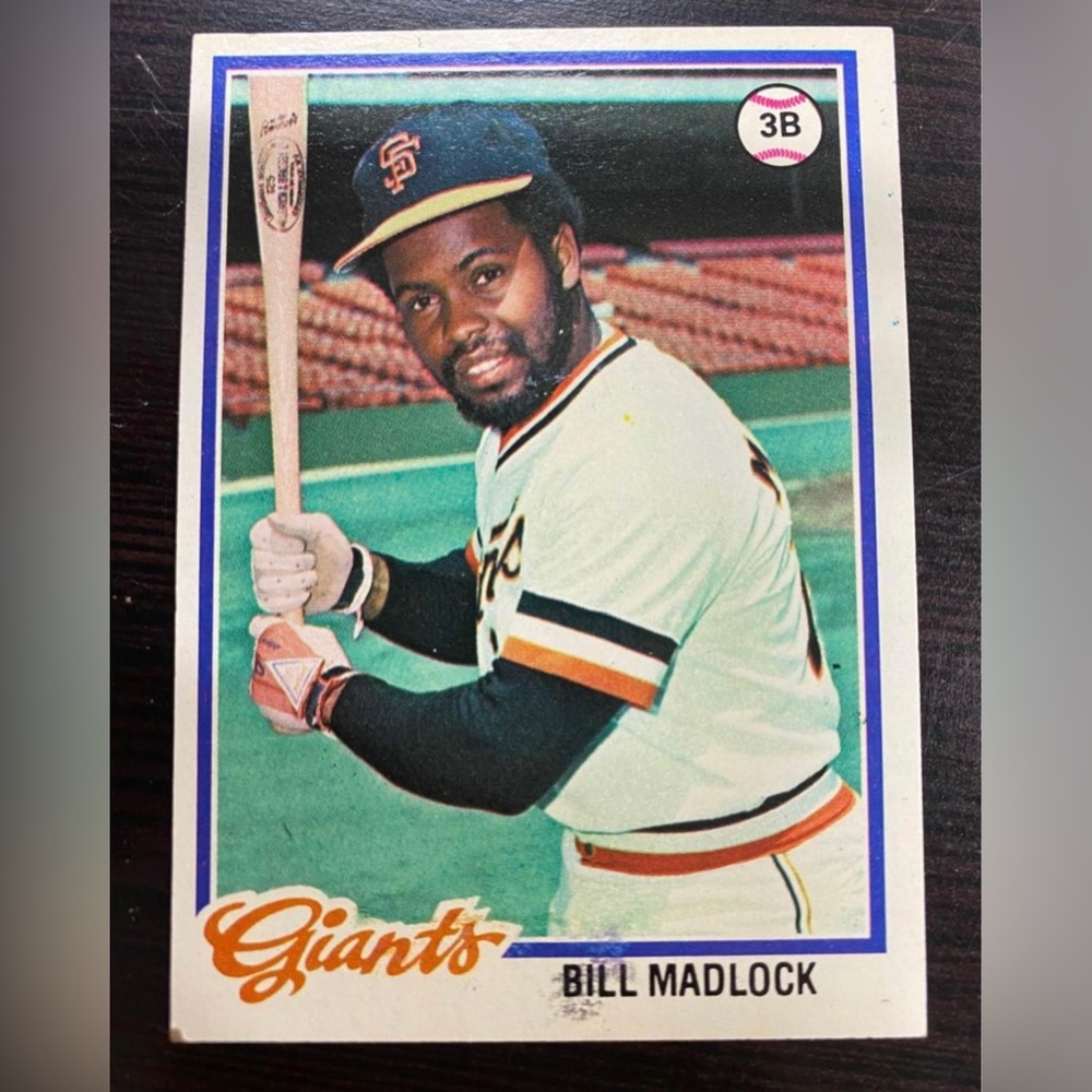 1978 Topps Bill Madlock #410 San Francisco Giants